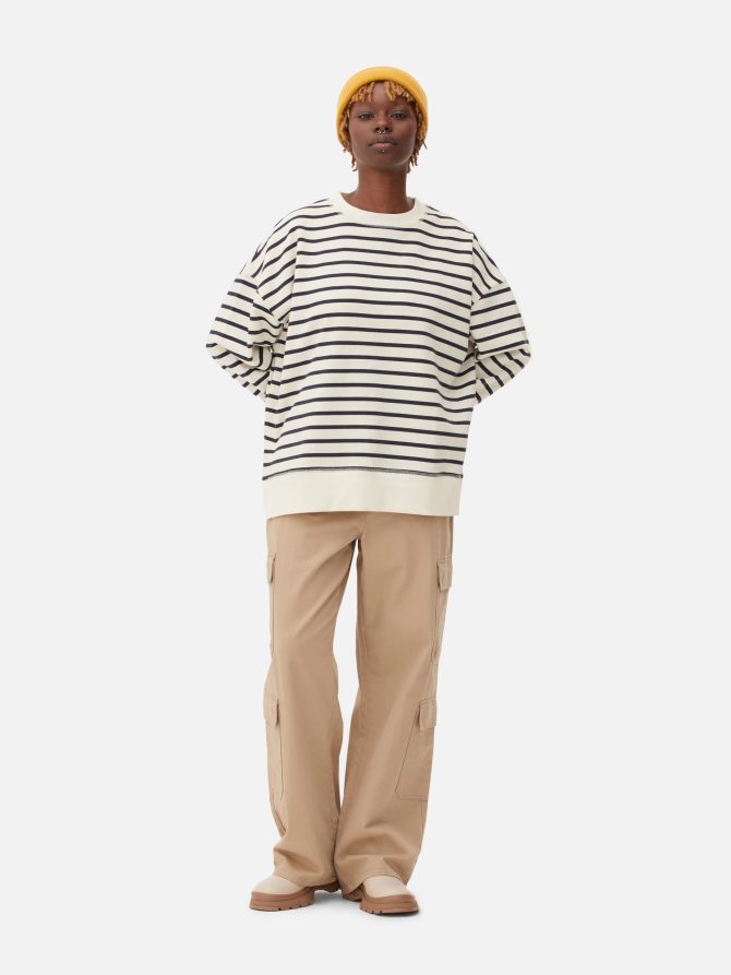 Oversized Crew Neck Sweatshirt
