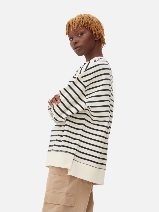 Oversized Crew Neck Sweatshirt - Image 2