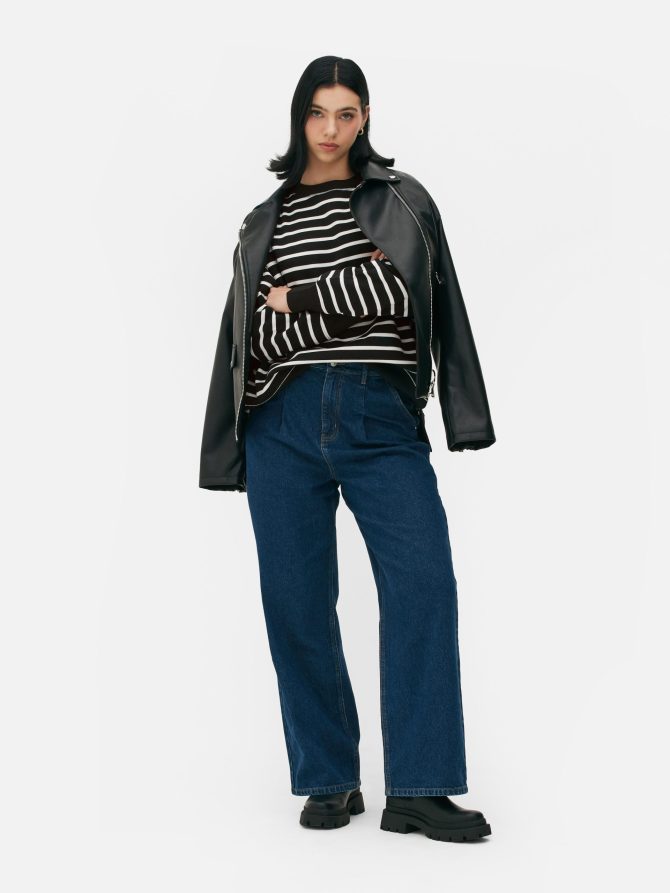 Oversized Crew Neck Sweatshirt