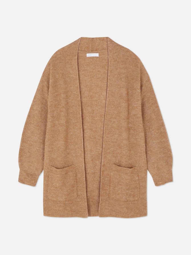 Ribbed Open Front Cardigan - Image 5