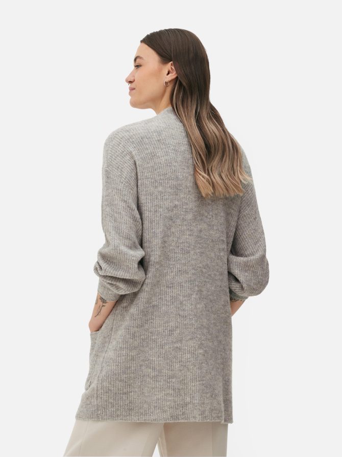 Ribbed Open Front Cardigan - Image 4