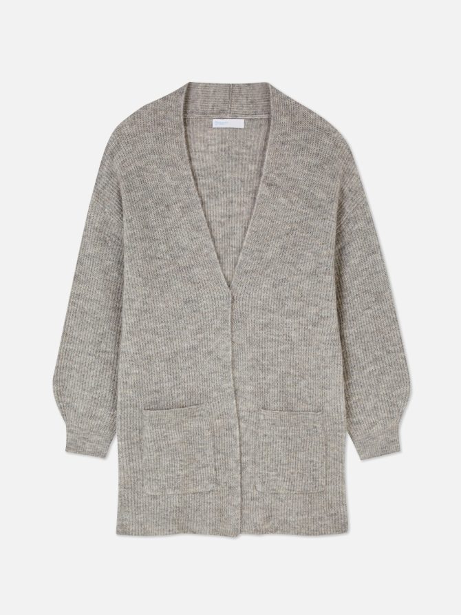 Ribbed Open Front Cardigan - Image 5