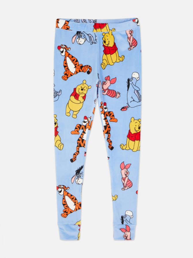 Disney’s Winnie The Pooh Velour Pajama Leggings