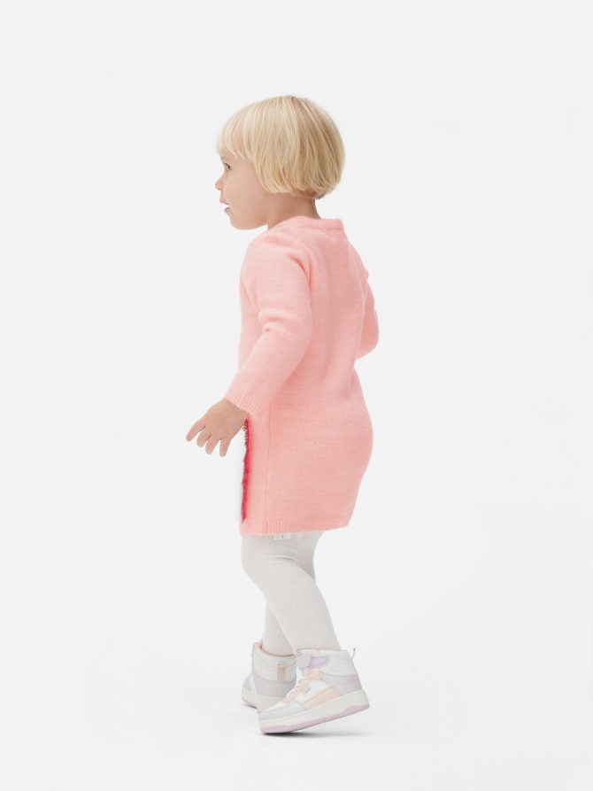 Unicorn Knit Dress and Tights Set - Image 2