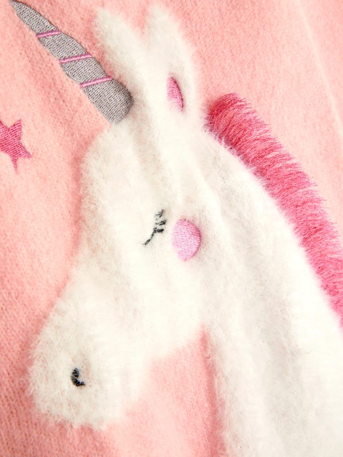 Unicorn Knit Dress and Tights Set - Image 5