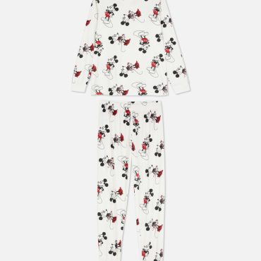 Disney’s Character Print Velour Pajamas