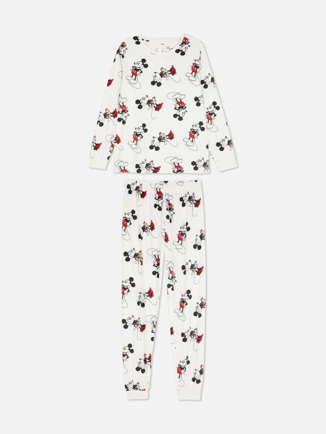 Disney’s Character Print Velour Pajamas