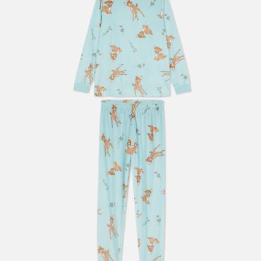 Disney’s Character Print Velour Pajamas