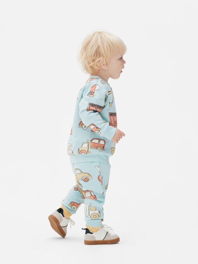 Vehicle Print Joggers - Image 2