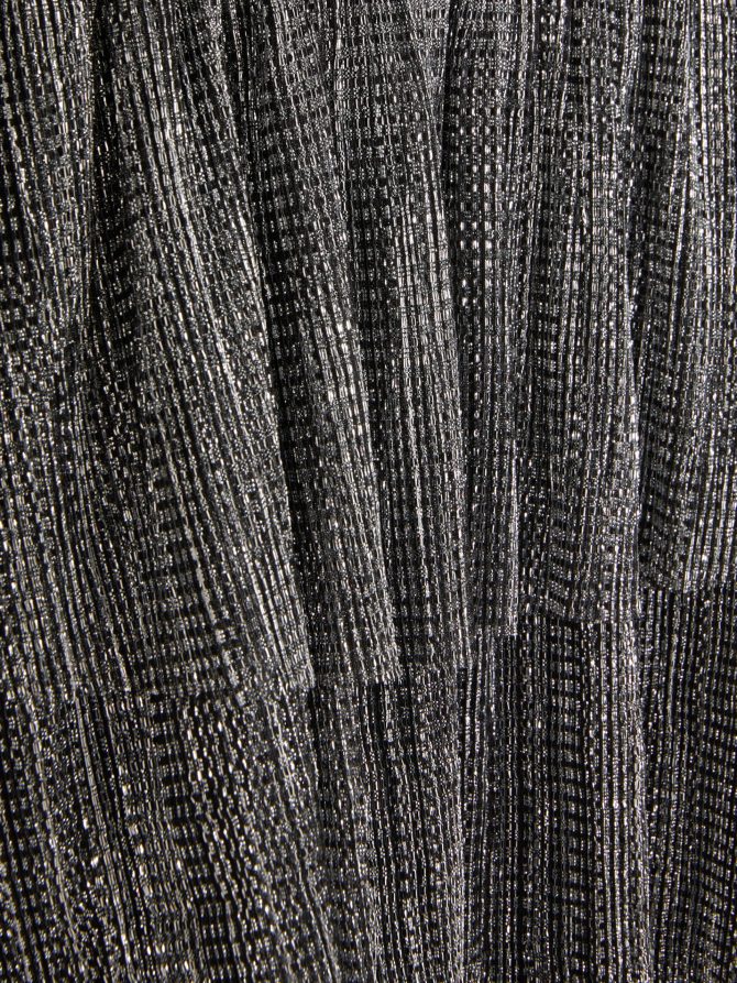 Metallic Plissé Dress - Image 5