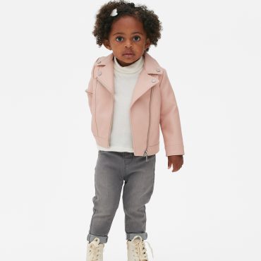 Faux Leather Biker Jacket