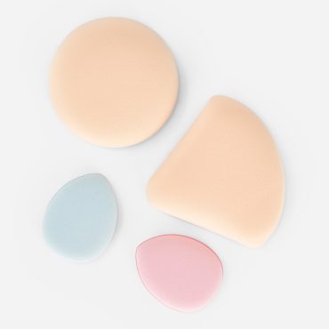 4-Pack Mini Makeup Powder Puffs