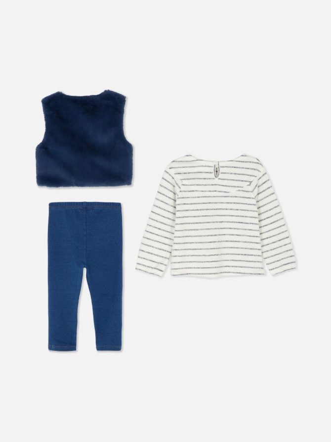 Vest, T-Shirt and Leggings Set - Image 4