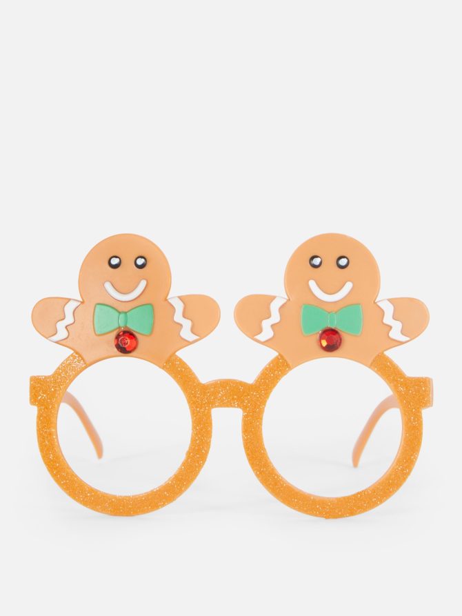 Gingerbread People Novelty Glasses