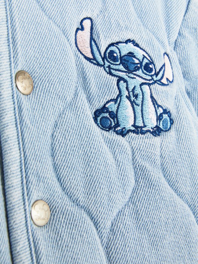 Disney’s Lilo and Stitch Quilted Denim Jacket - Image 5