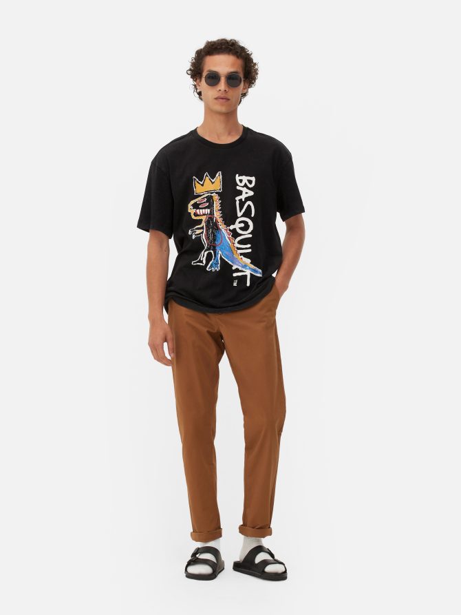 Basquiat Graphic Short Sleeve T-Shirt