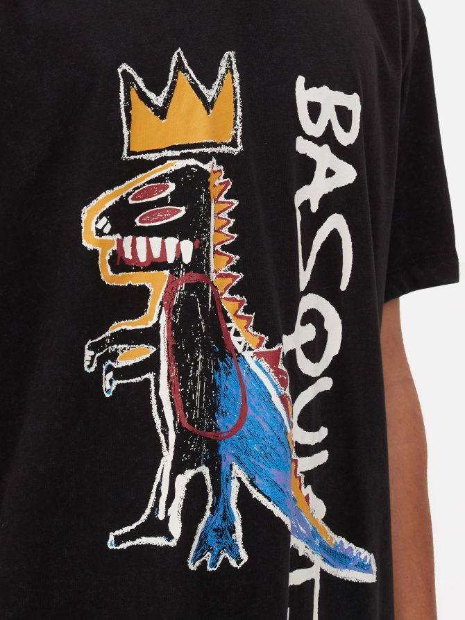 Basquiat Graphic Short Sleeve T-Shirt - Image 3