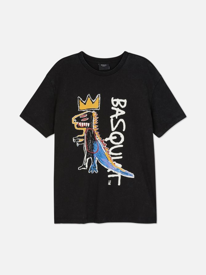Basquiat Graphic Short Sleeve T-Shirt - Image 5