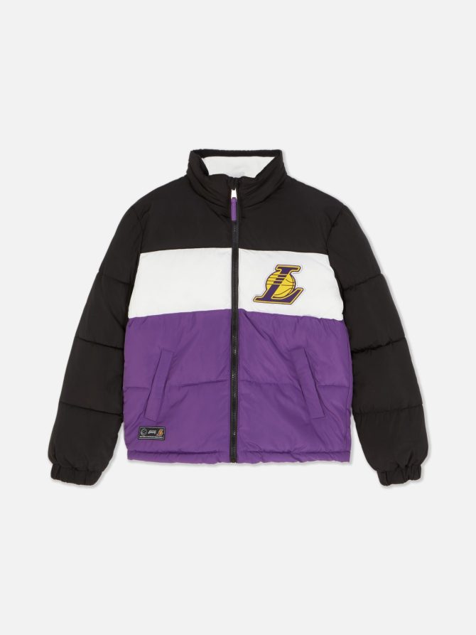 NBA Los Angeles Lakers Puffer Jacket - Image 3