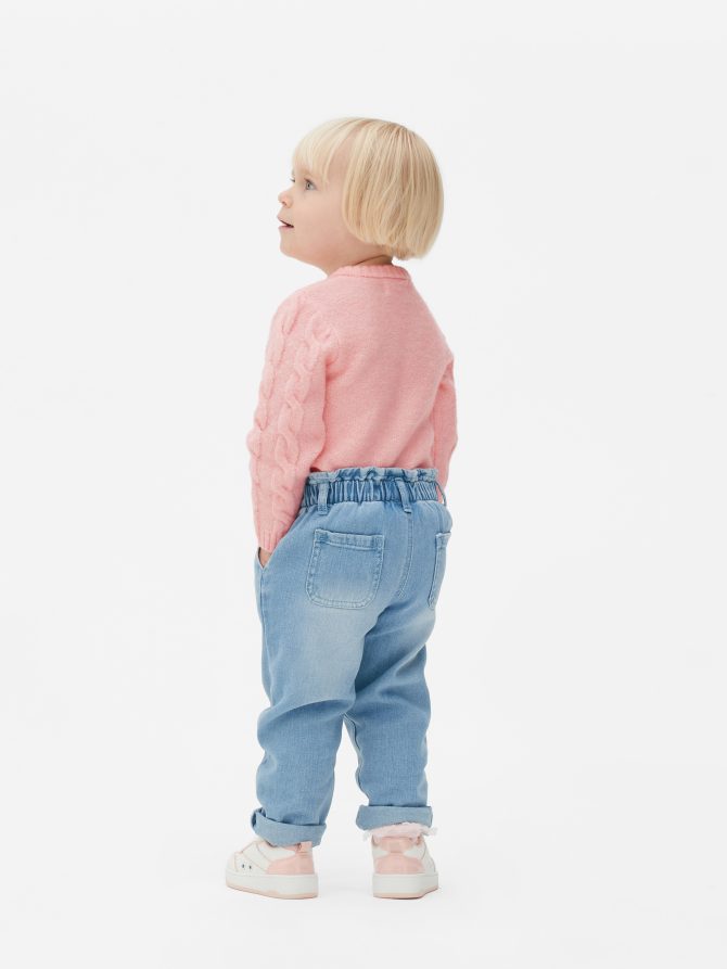 Rainbow Embroidered Mom Jeans - Image 2