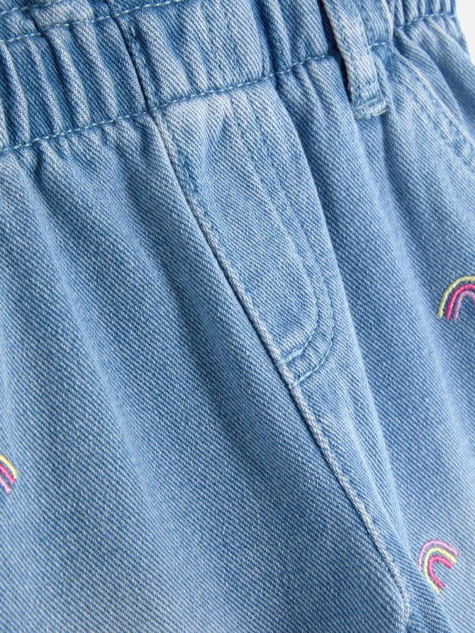 Rainbow Embroidered Mom Jeans - Image 5