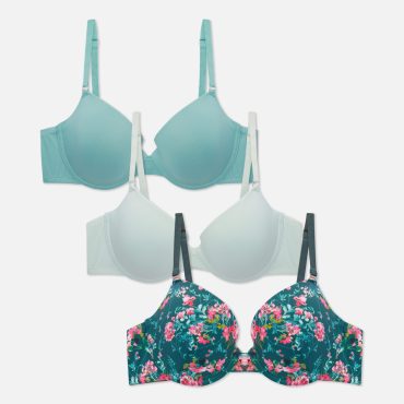 3-Pack Multi A-D T-Shirt Bras