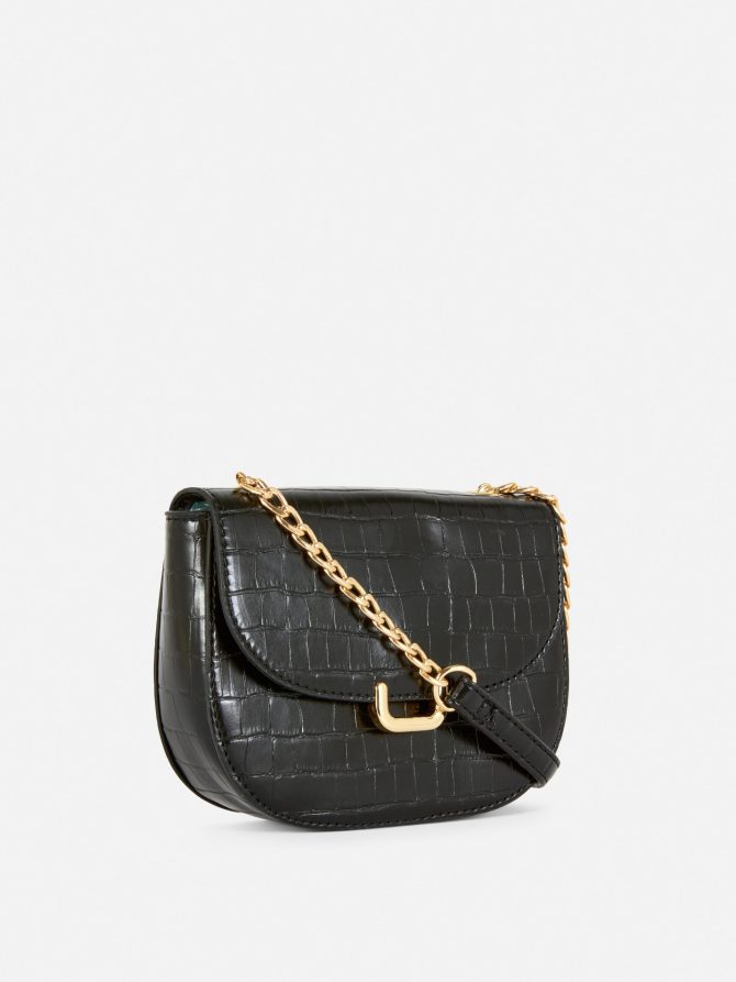 Faux Croc Crossbody Bag - Image 2