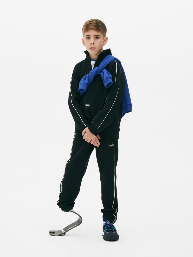 Piqué Quarter Zip Track Top
