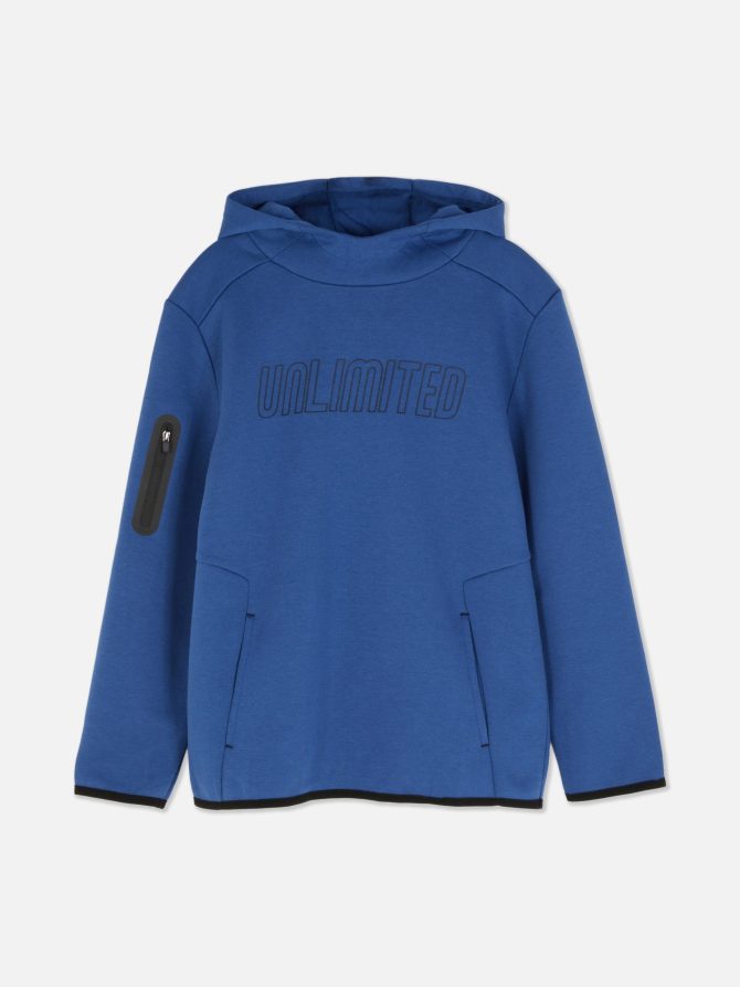 Contrast Trim Track Hoodie - Image 3