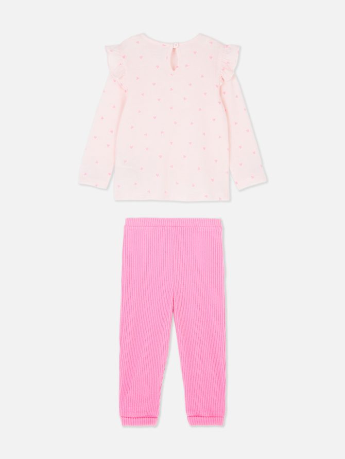 Ruffle Top and Leggings Set - Image 2