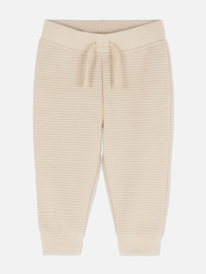 Soft Ribbed Joggers