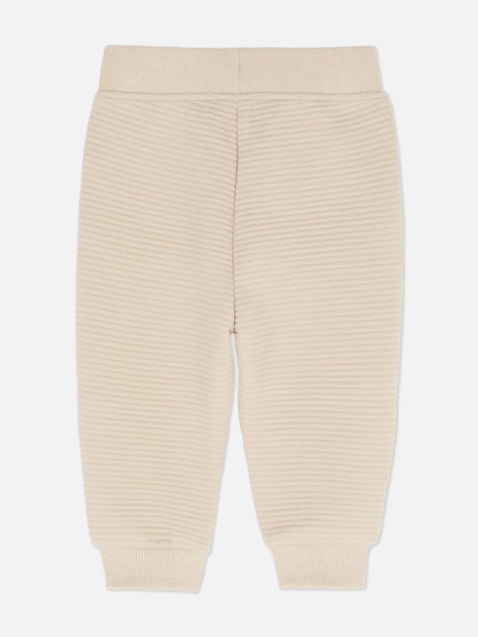 Soft Ribbed Joggers - Image 2