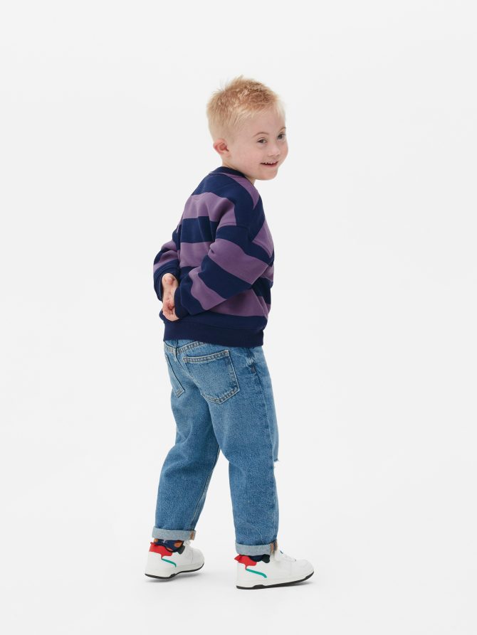 Have Fun Striped Sweatshirt - Image 2