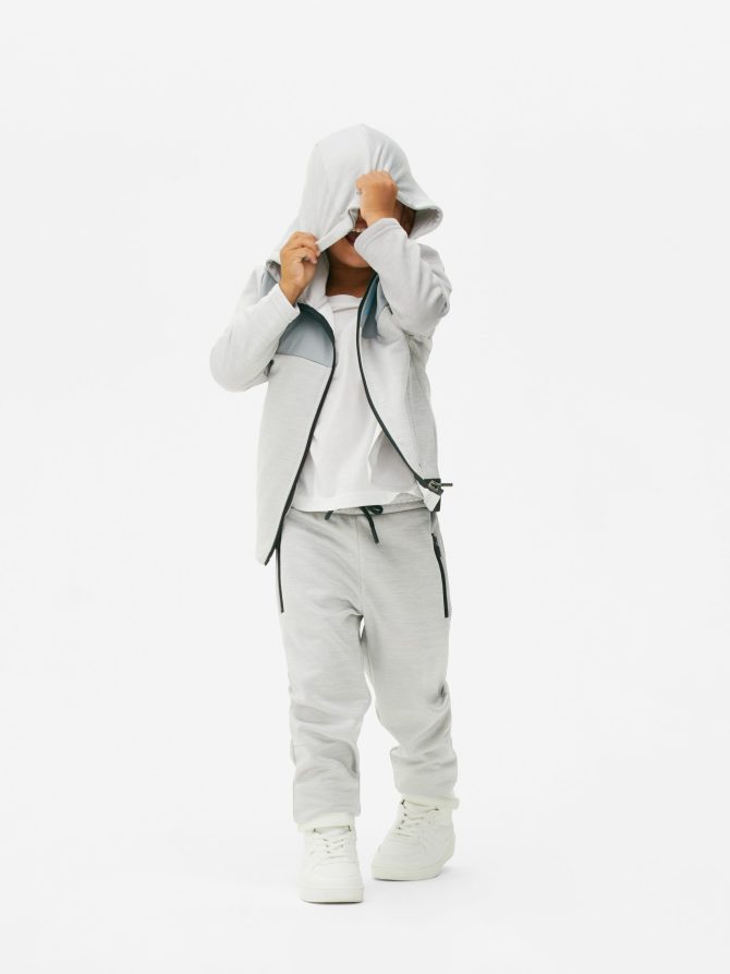 Color Block Track Hoodie
