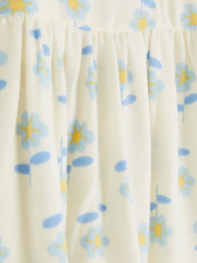 Floral Print Ruffled Dress - Image 3