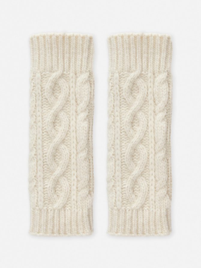 Cable Knit Wrist Warmers
