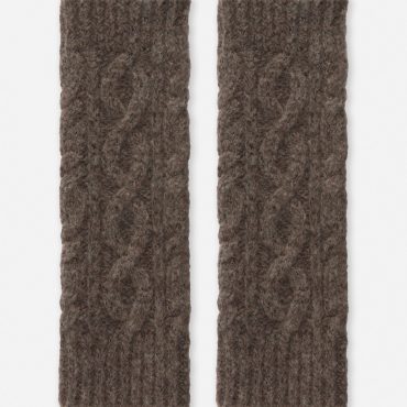 Cable Knit Wrist Warmers