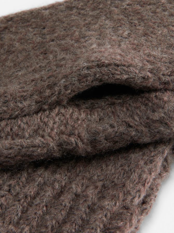 Cable Knit Wrist Warmers - Image 2