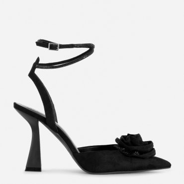 Rita Ora Embellished Rose Court Heels