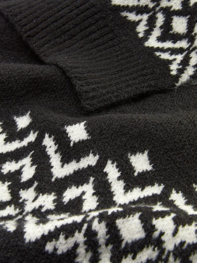 Fair Isle Knit Scarf - Image 2