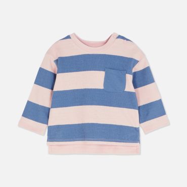 Stripe Patch Pocket T-shirt