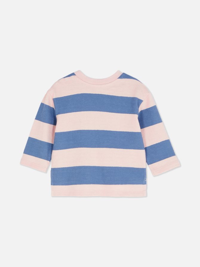 Stripe Patch Pocket T-shirt - Image 2