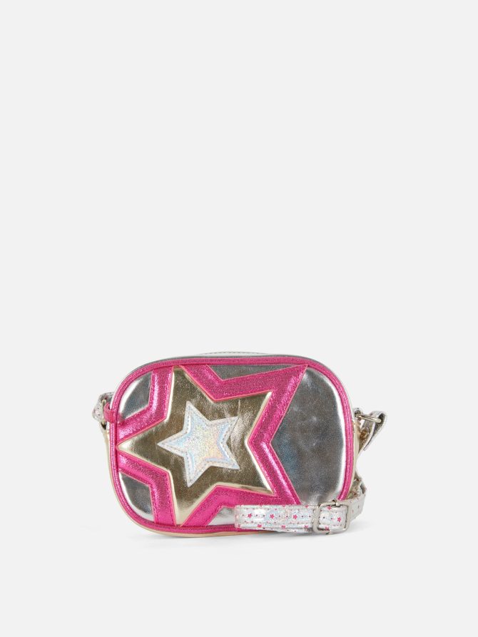Metallic Star Crossbody Bag
