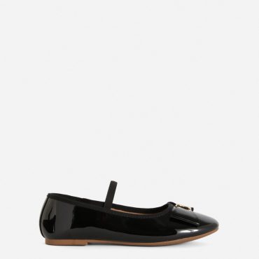 Patent Bow Ballerinas
