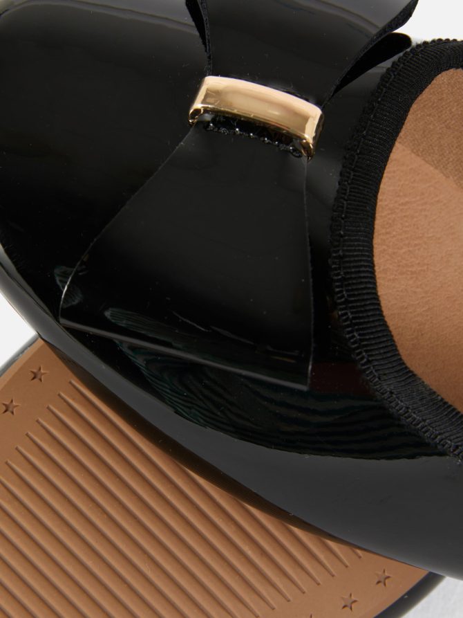 Patent Bow Ballerinas - Image 5