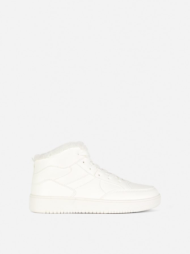 Faux Fur Lined High Tops