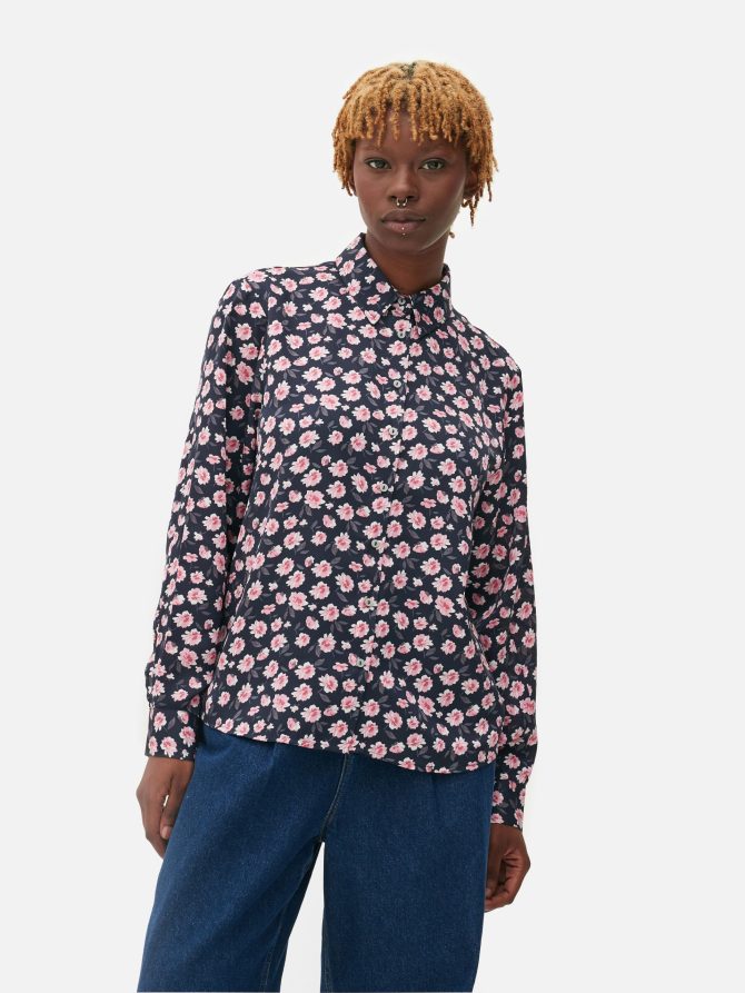Long Sleeve Satin Shirt - Image 2