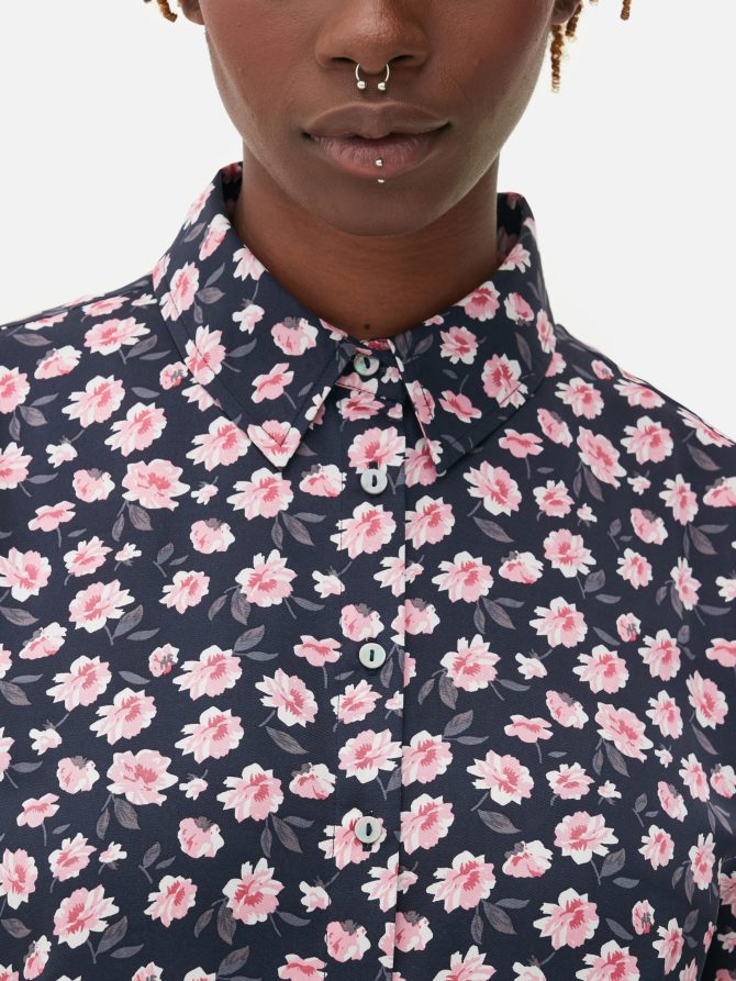 Long Sleeve Satin Shirt - Image 3