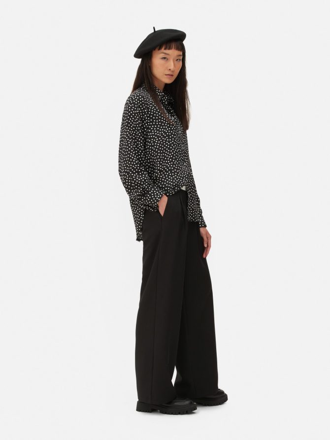 Long Sleeve Satin Shirt