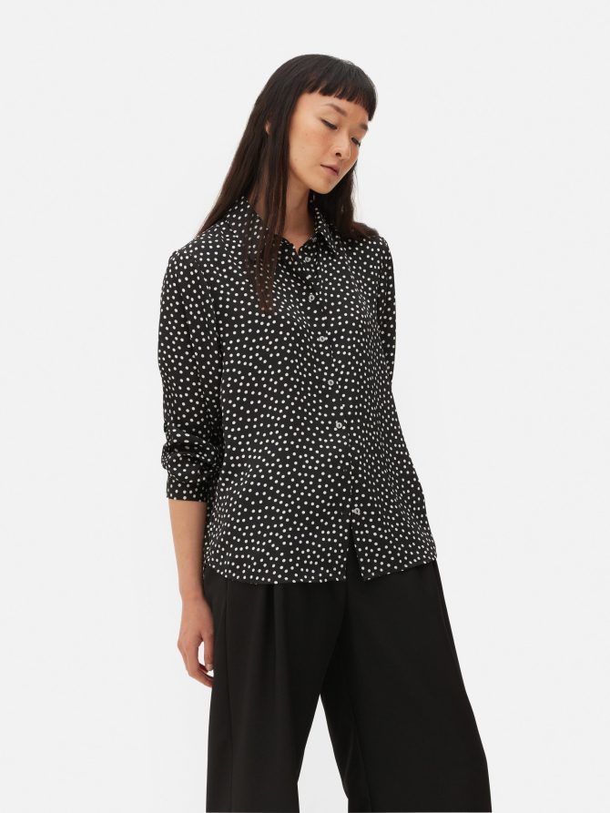 Long Sleeve Satin Shirt - Image 2